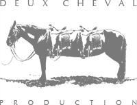 "Deux cheval", symbole de Deux cheval production, Alain Rivière.