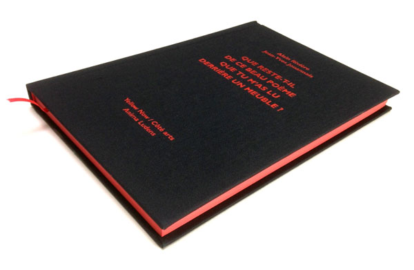 Fac-similé de la collection Marboeuf, un livre d'Alain Rivière et Jean Yves Jouannais.
